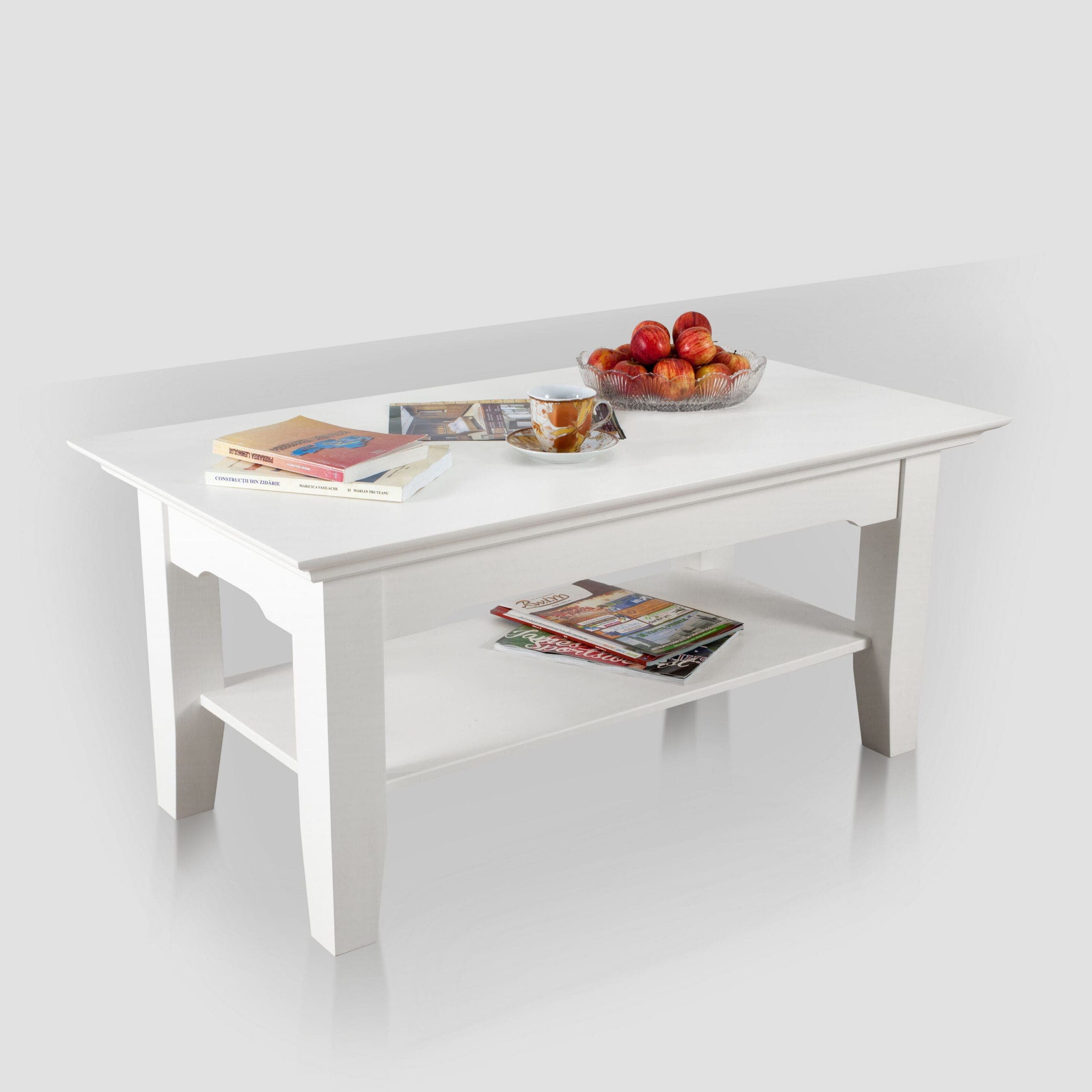 Skagen Couchtisch aus Massivholz mit praktischer Ablage
