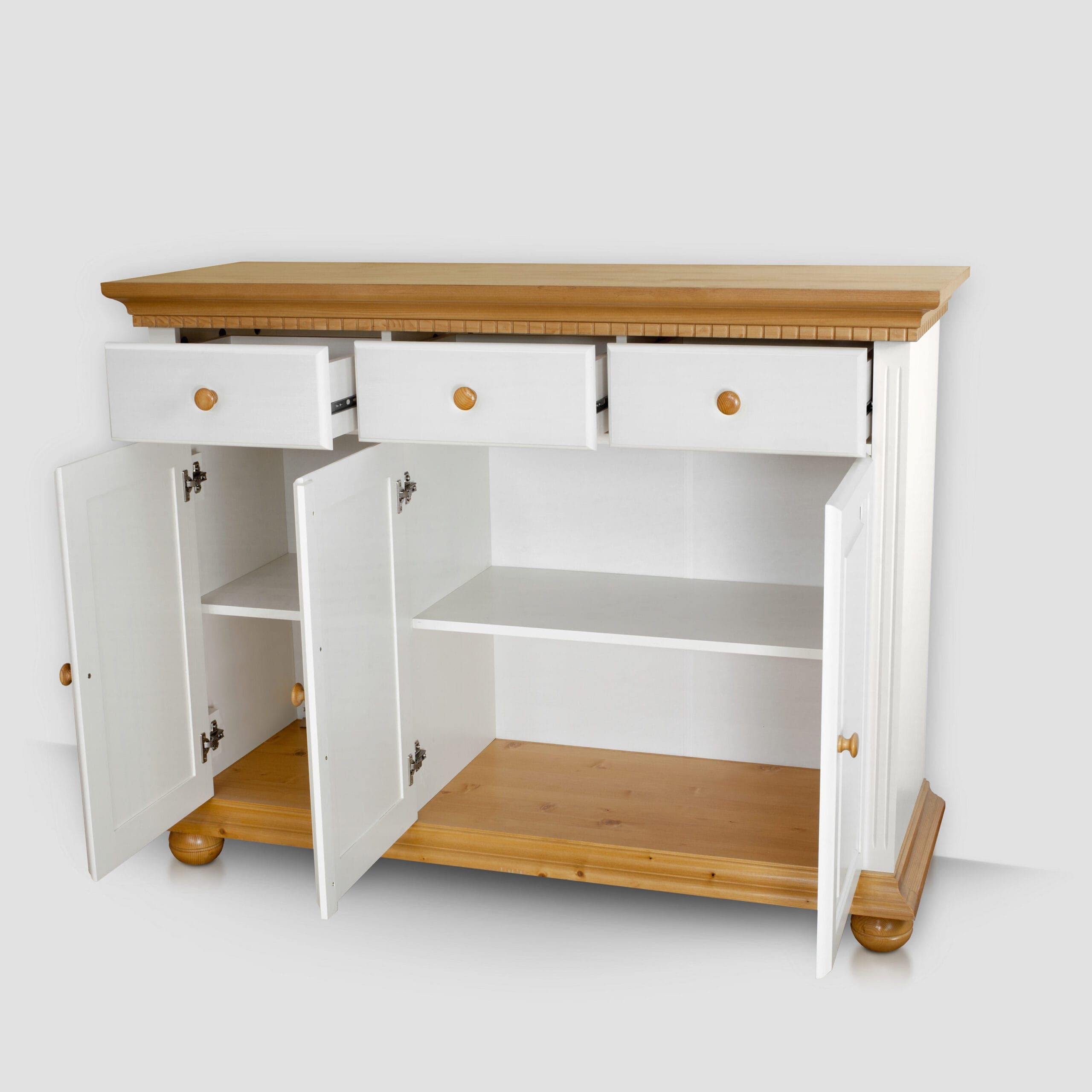 Sideboard „Fjord“ mit 3 Türen und 3 Schubladen