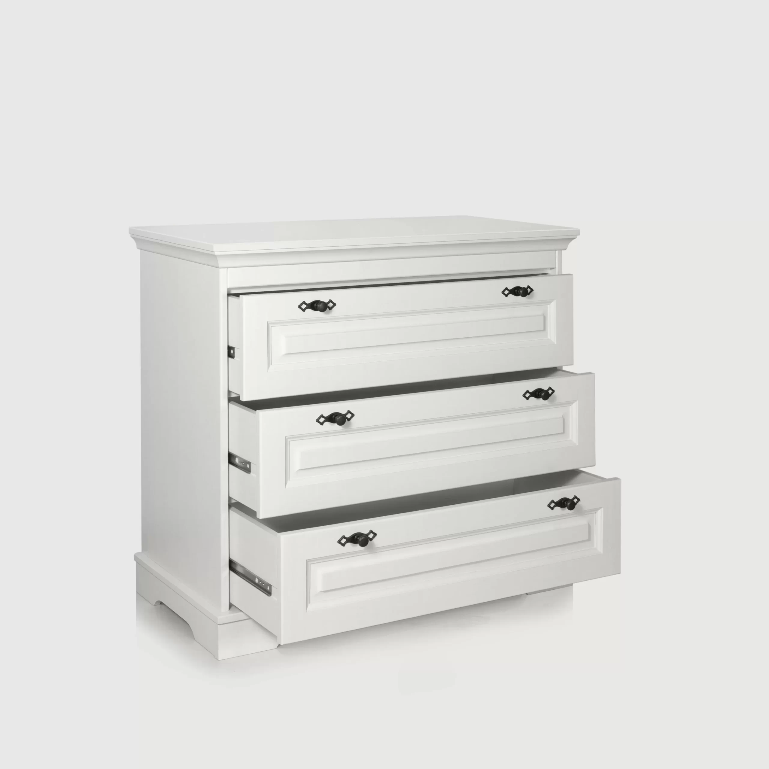Kommode „Linnea“ mit 3 Schubladen, 100 cm, Massivholz