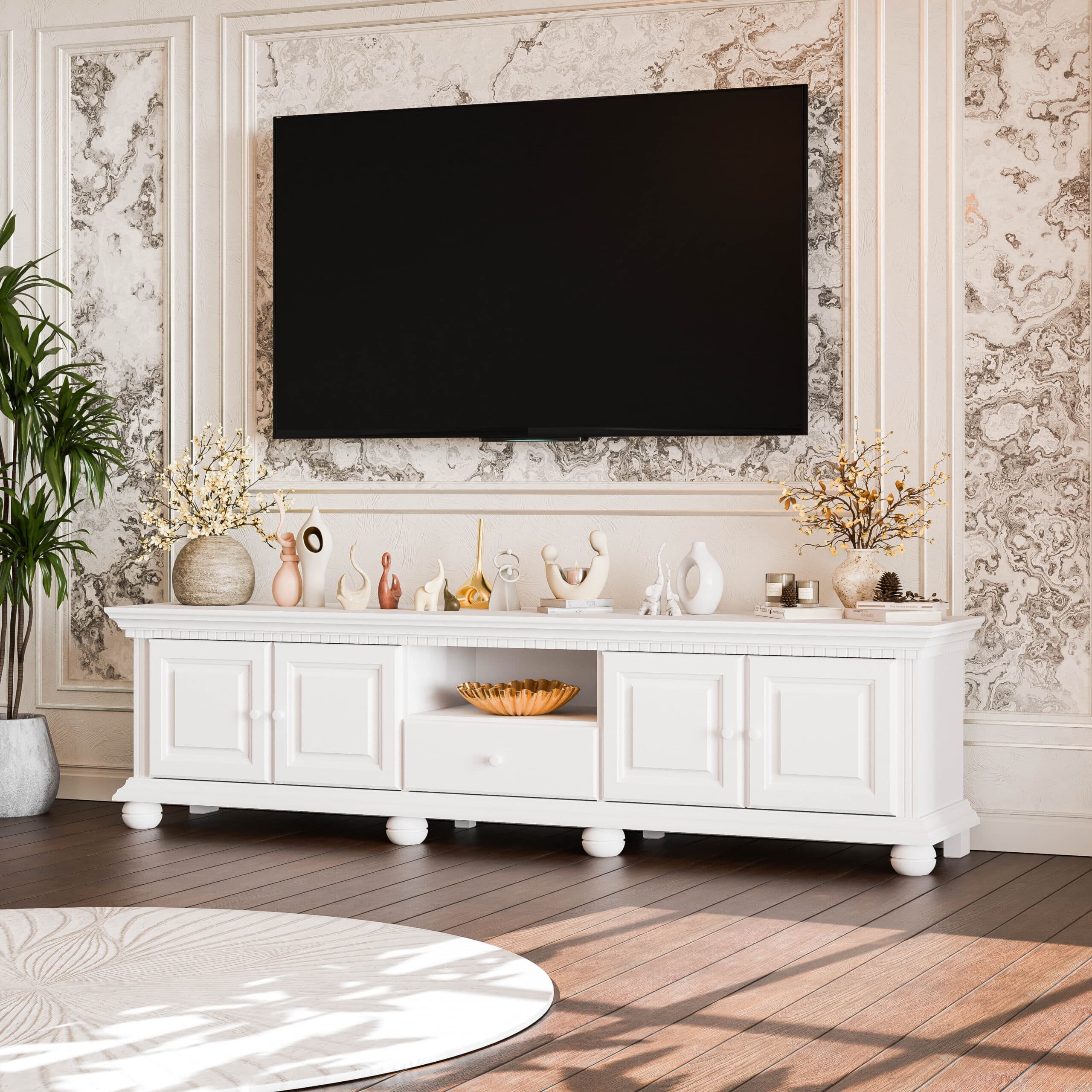 TV-Kommode Fjord 200 aus Massivholz fürs Wohnzimmer