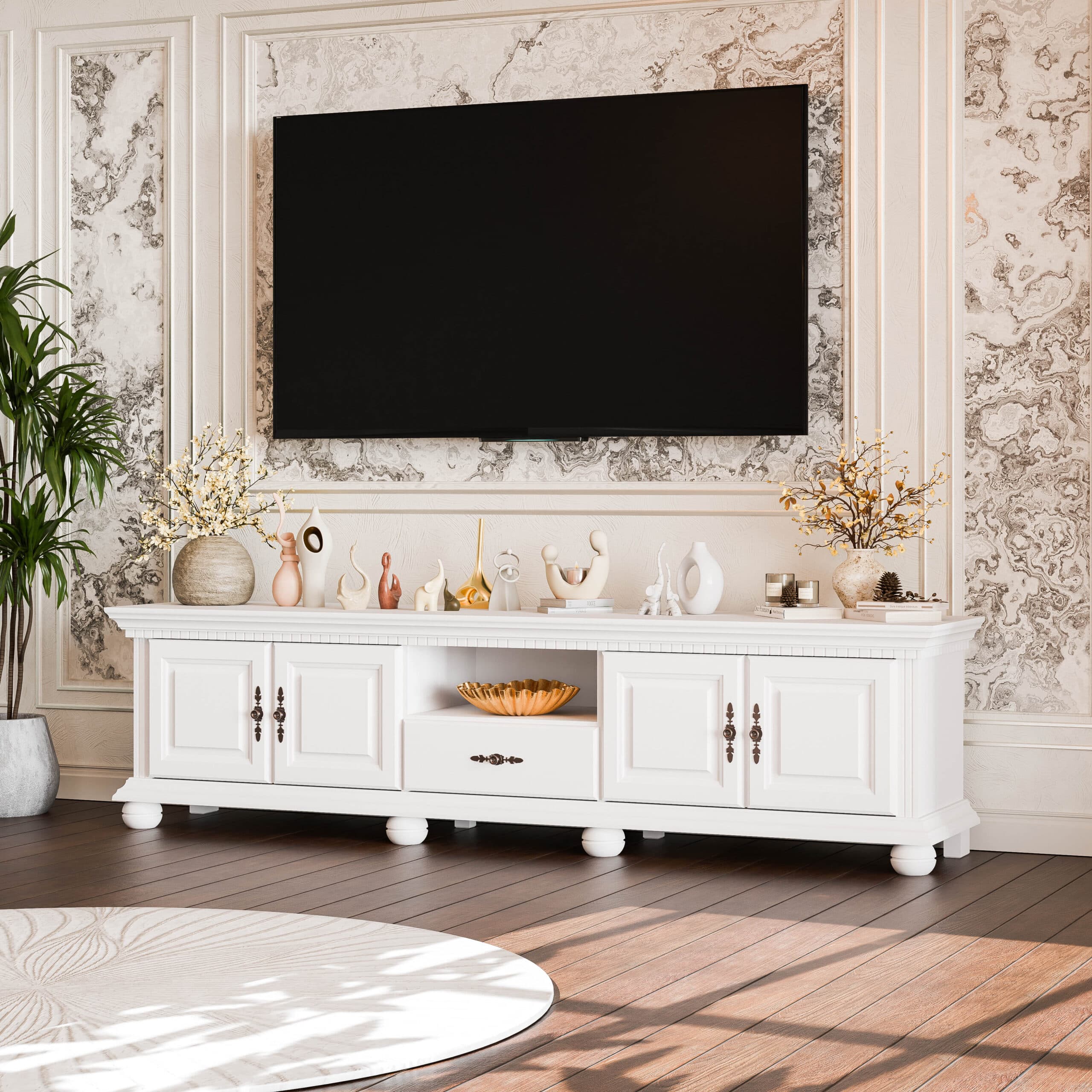 TV-Kommode Fjord 200 aus Massivholz fürs Wohnzimmer