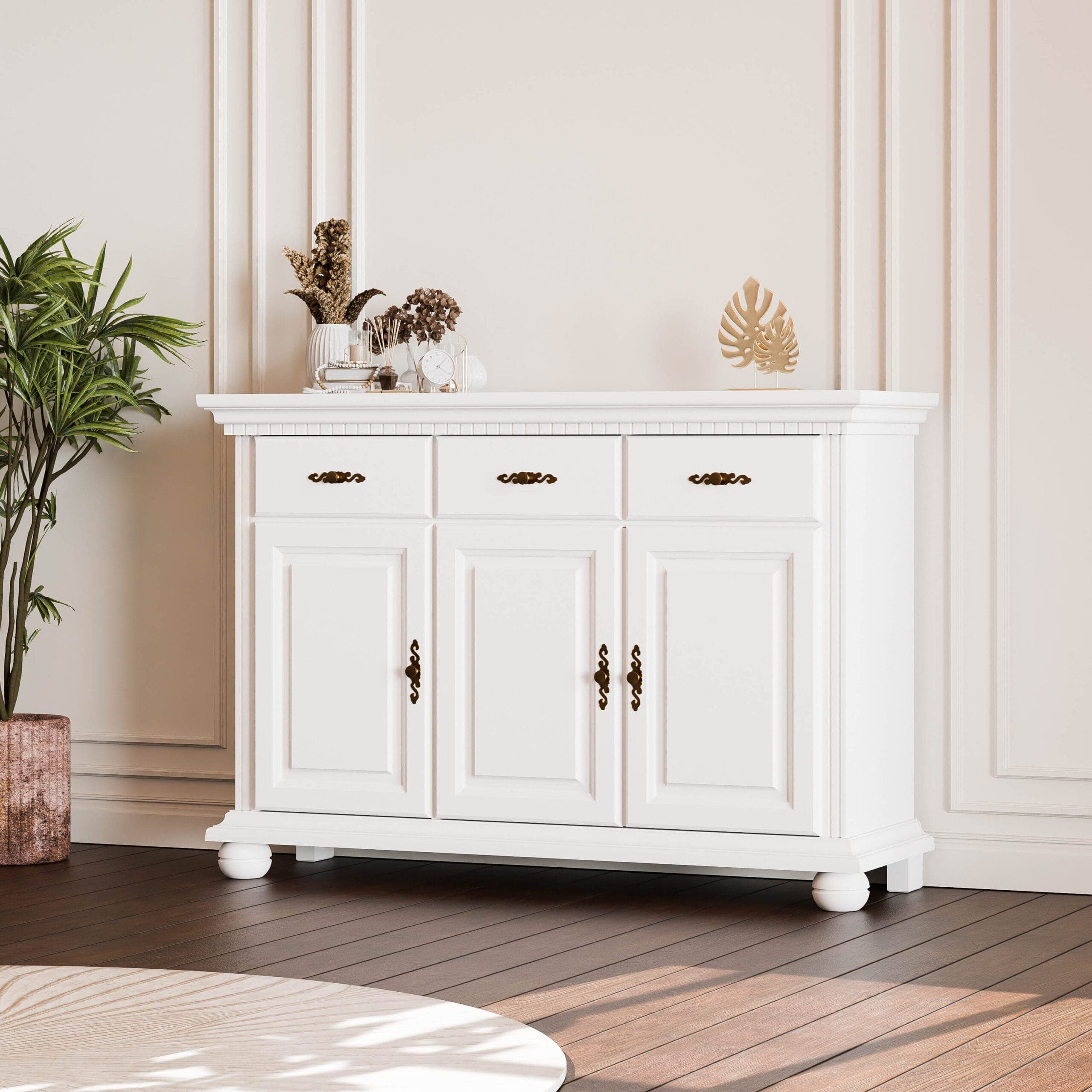 Sideboard „Fjord“ mit 3 Türen und 3 Schubladen